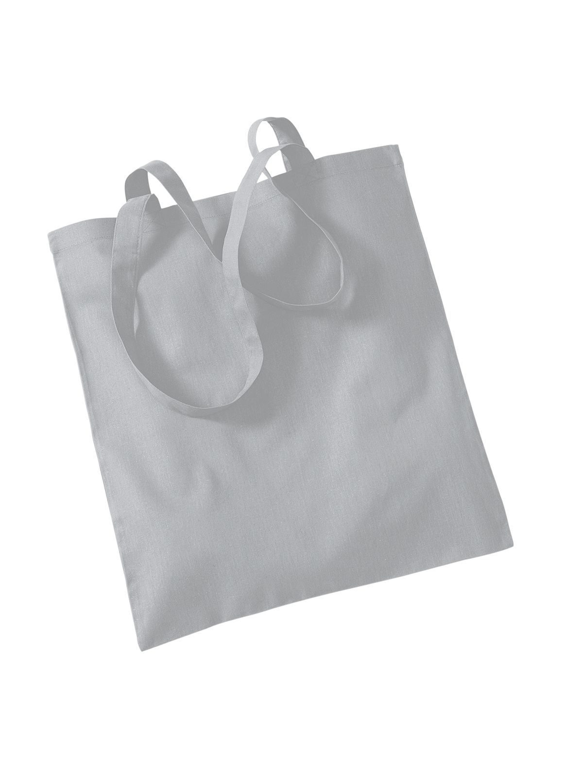 Tasche fürs Leben – Lange Henkel - PUG - Reines Grau