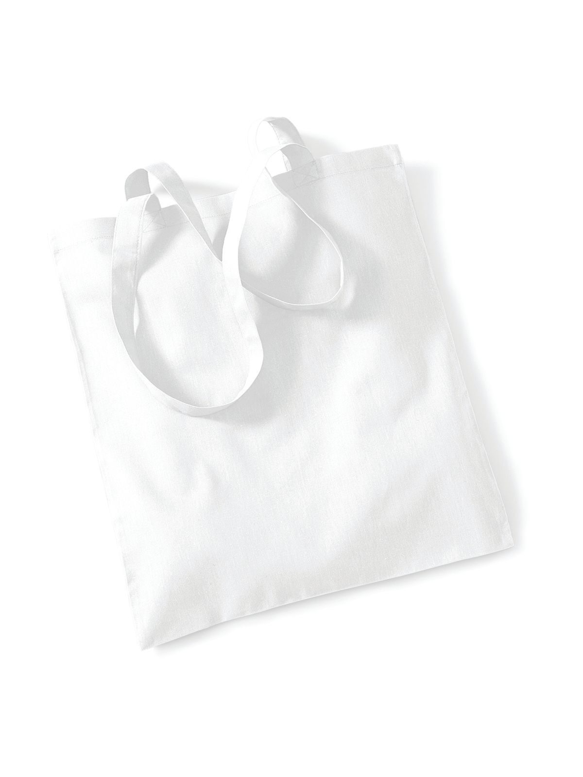 Tasche fürs Leben – Lange Henkel - WHI - Weiß