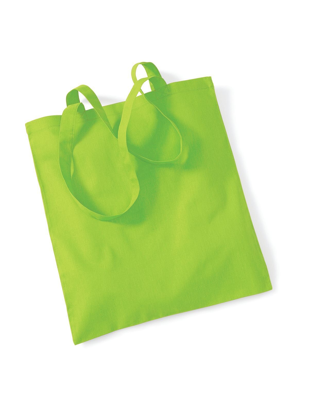 Tasche fürs Leben – Lange Henkel - LIM - Limettengrün