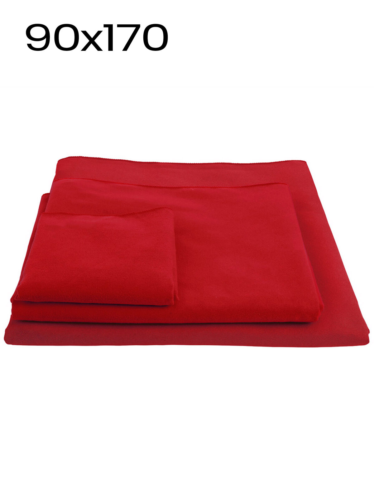 Serviette promotionnelle 90x170 - RD - Rd-Rouge