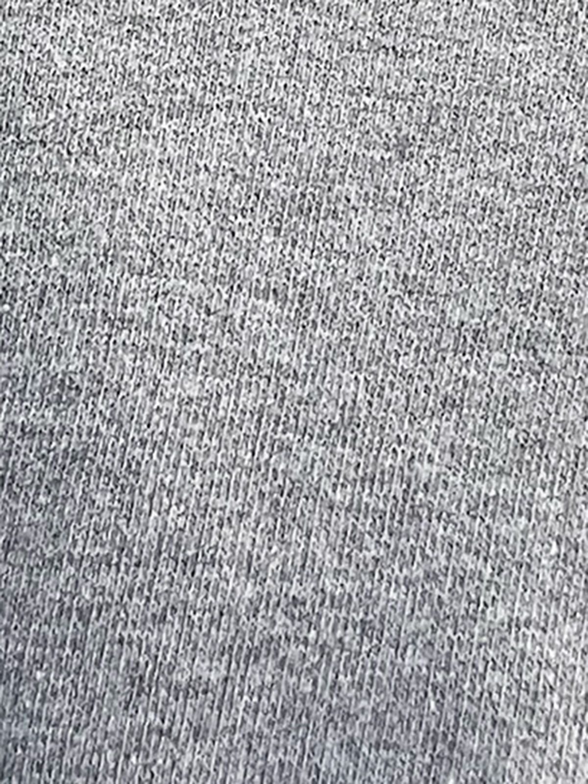 Modisches Sweatshirt mit Rundhalsausschnitt - GY - Graue Heide