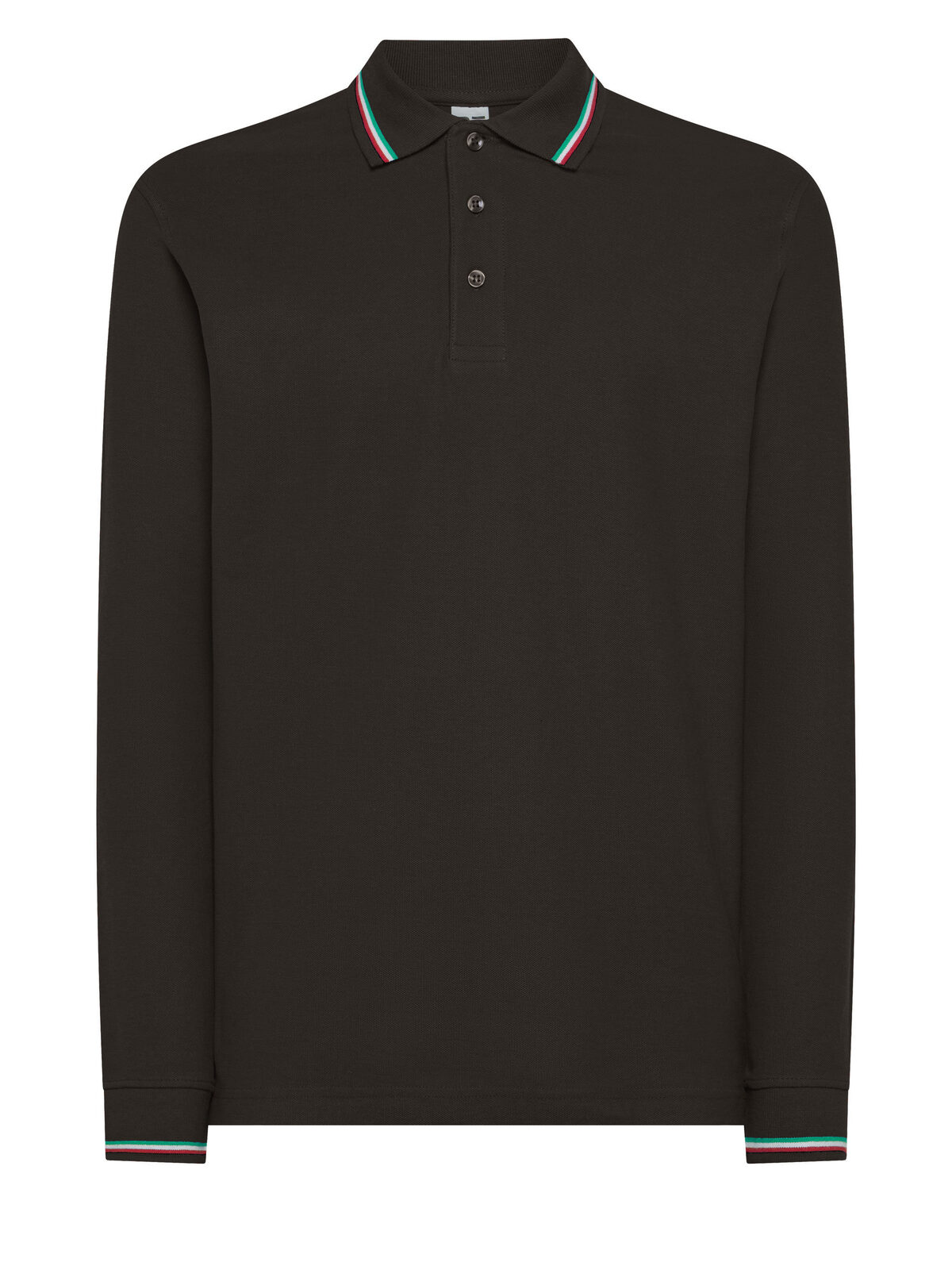 Polo Italie manches longues - BK - Bk-Noir