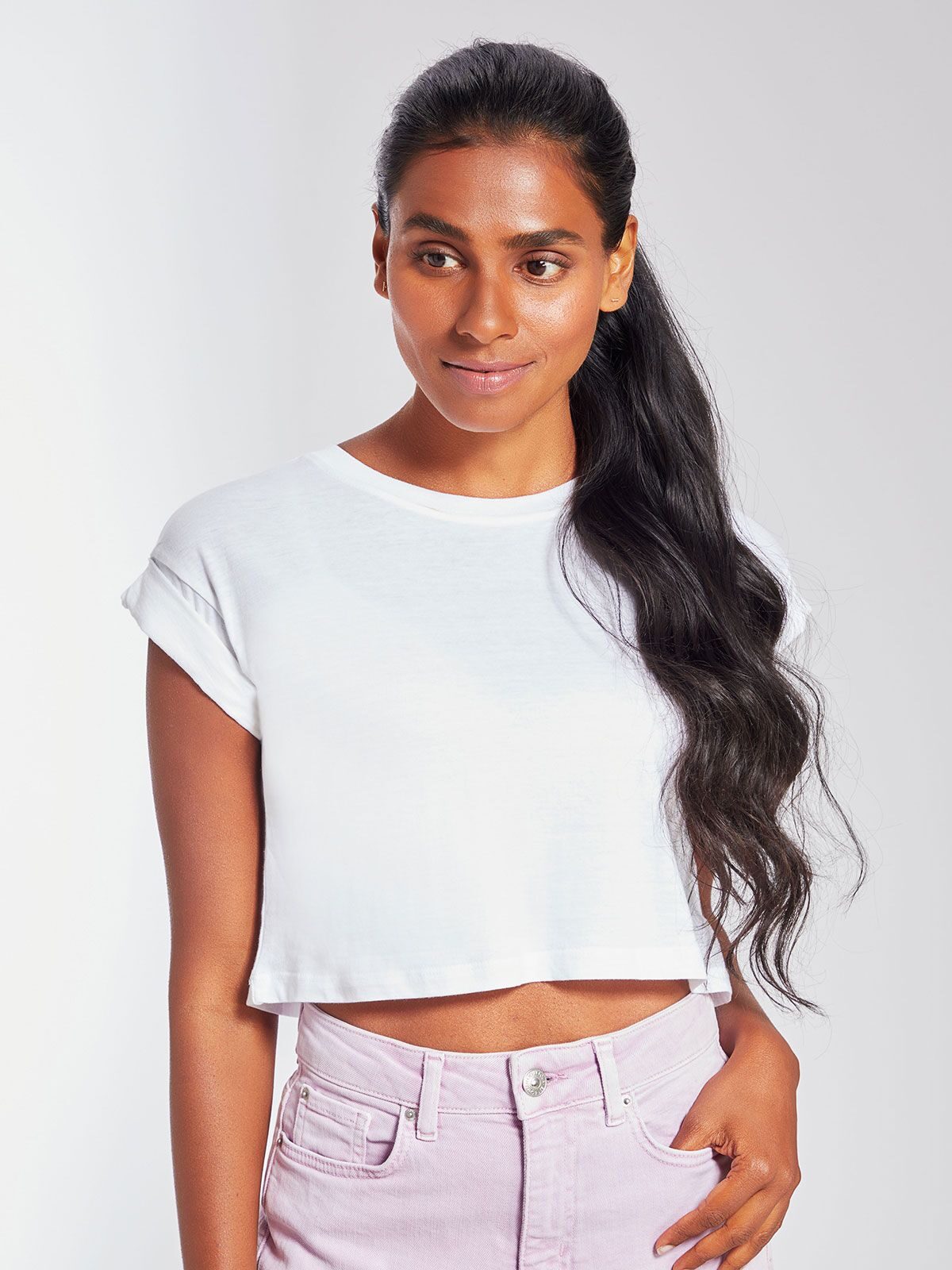 T-shirt court pour femme