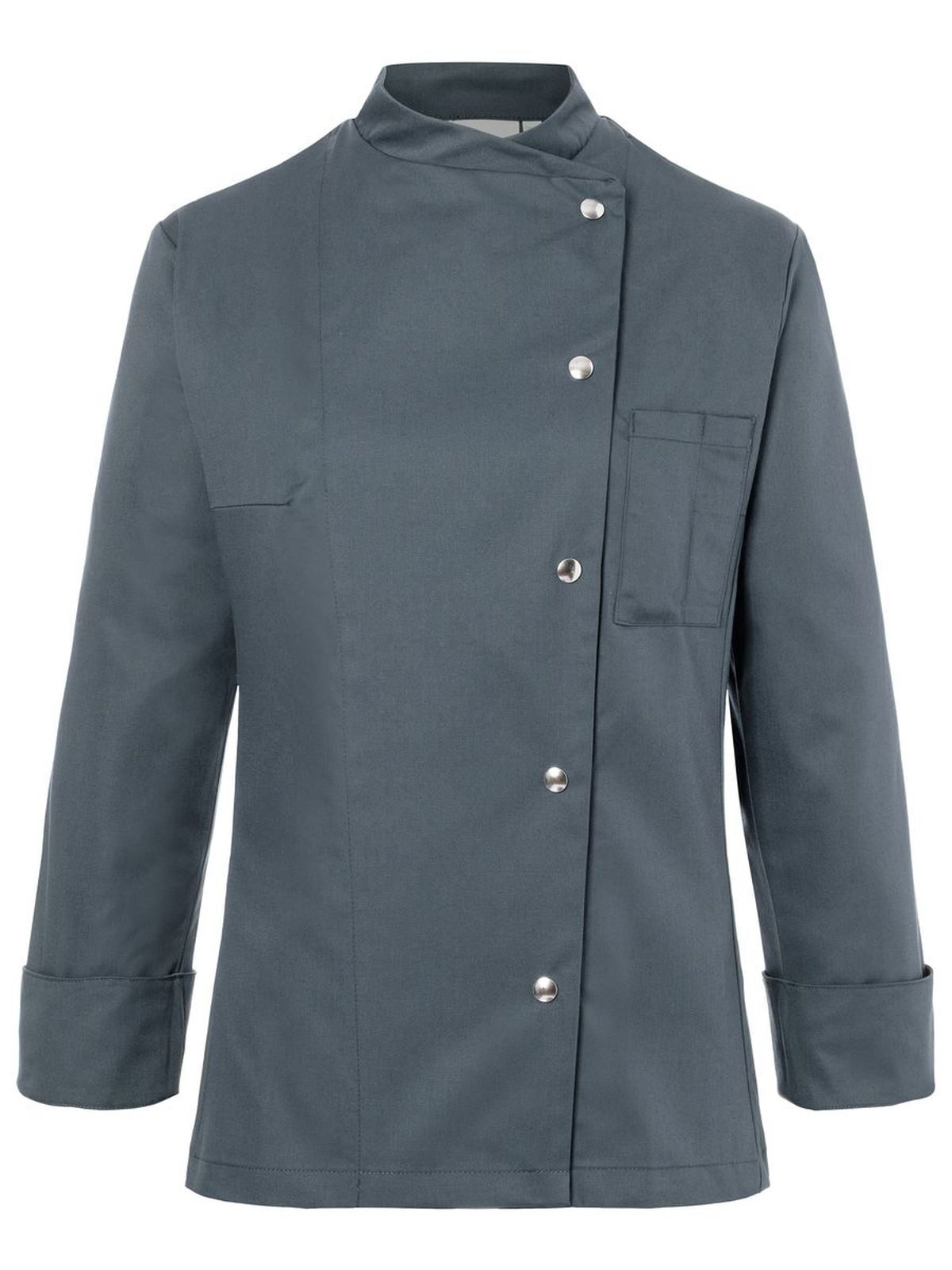 Chefs Jacket Larissa - 5 - Anthracite (ca. Pantone 7540C)