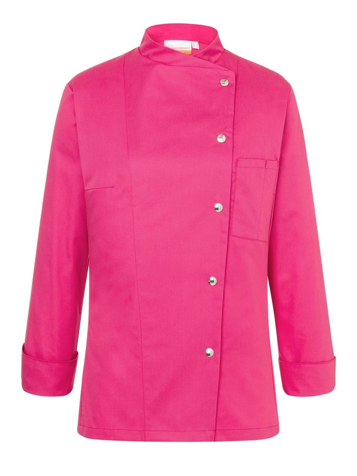 Chefs Jacket Larissa - 26 - Pink (ca. Pantone 7636C)