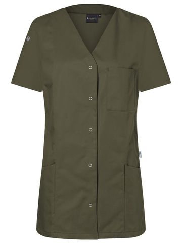 Blouse de travail pour femme avec boutons-pression - 67 - Sage