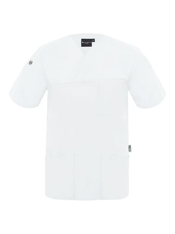 Tunique à enfiler pour homme - 3 - Blanc