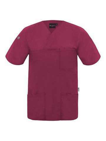 Tunique à enfiler pour homme - 70 - Fuchsia