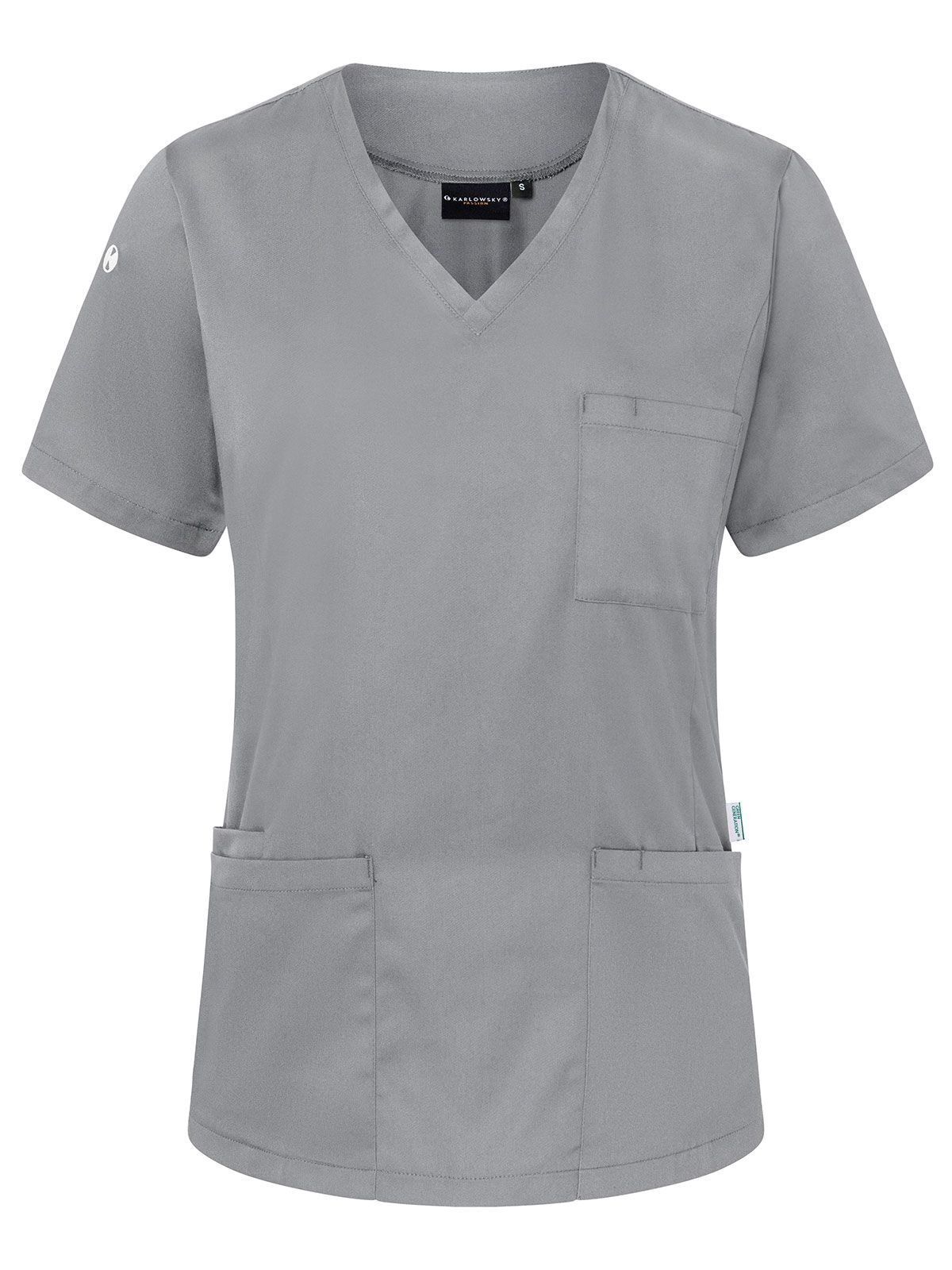 Ladies Tunic Essential - 68 - Platinum Grey (ca. Pantone 4283C)