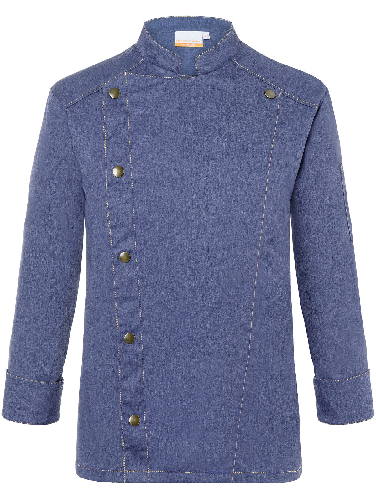 Chef Jacket Jeans-Style - 212 - Vintage Blue (ca. Pantone 2108C)