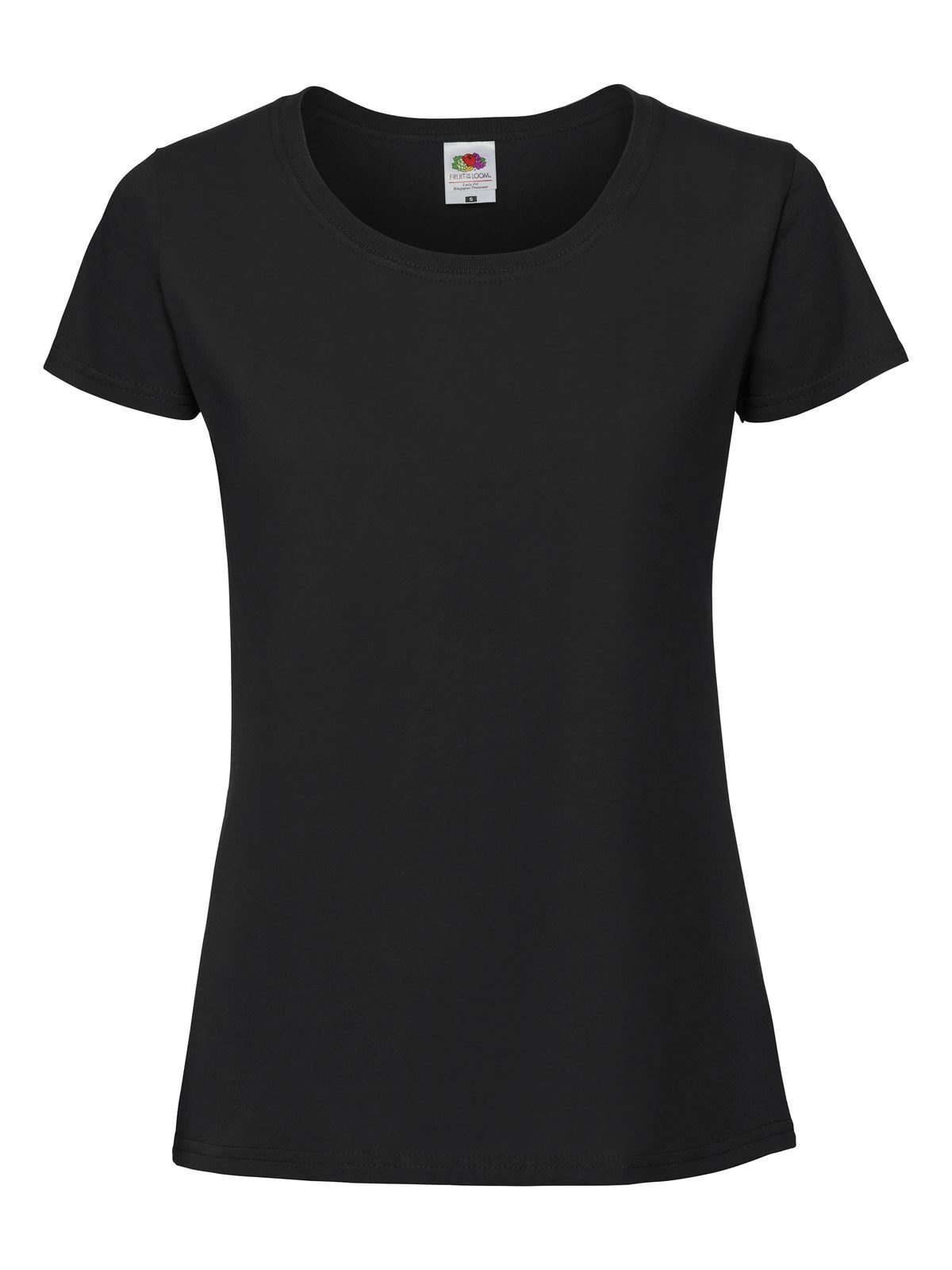 Damen Iconic 195 Ringspun T - 36 - Schwarz