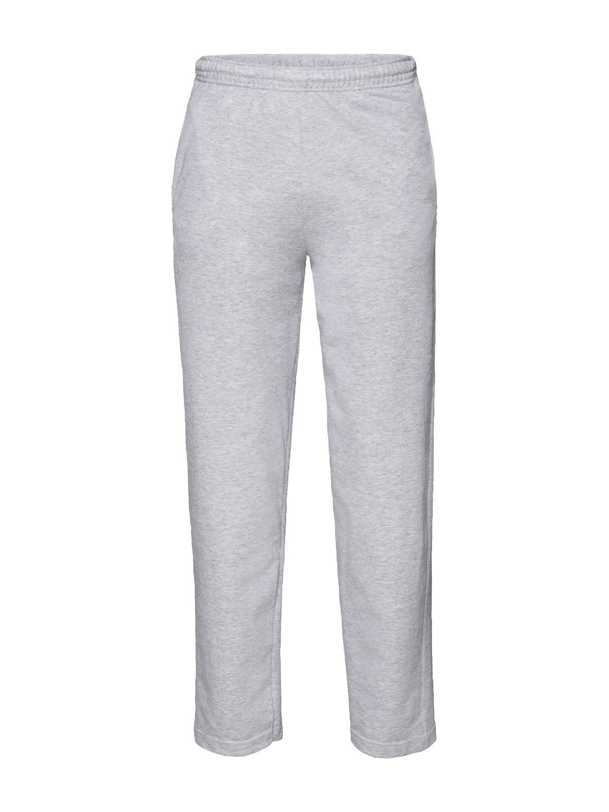Pantalon de jogging léger à ourlet ouvert - 94 - Gris chiné