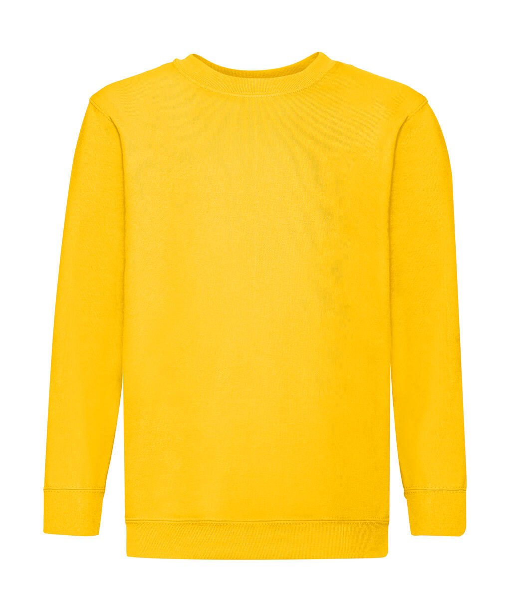 Kids´ Classic Set-In Sweat - 34 - Sunflower
