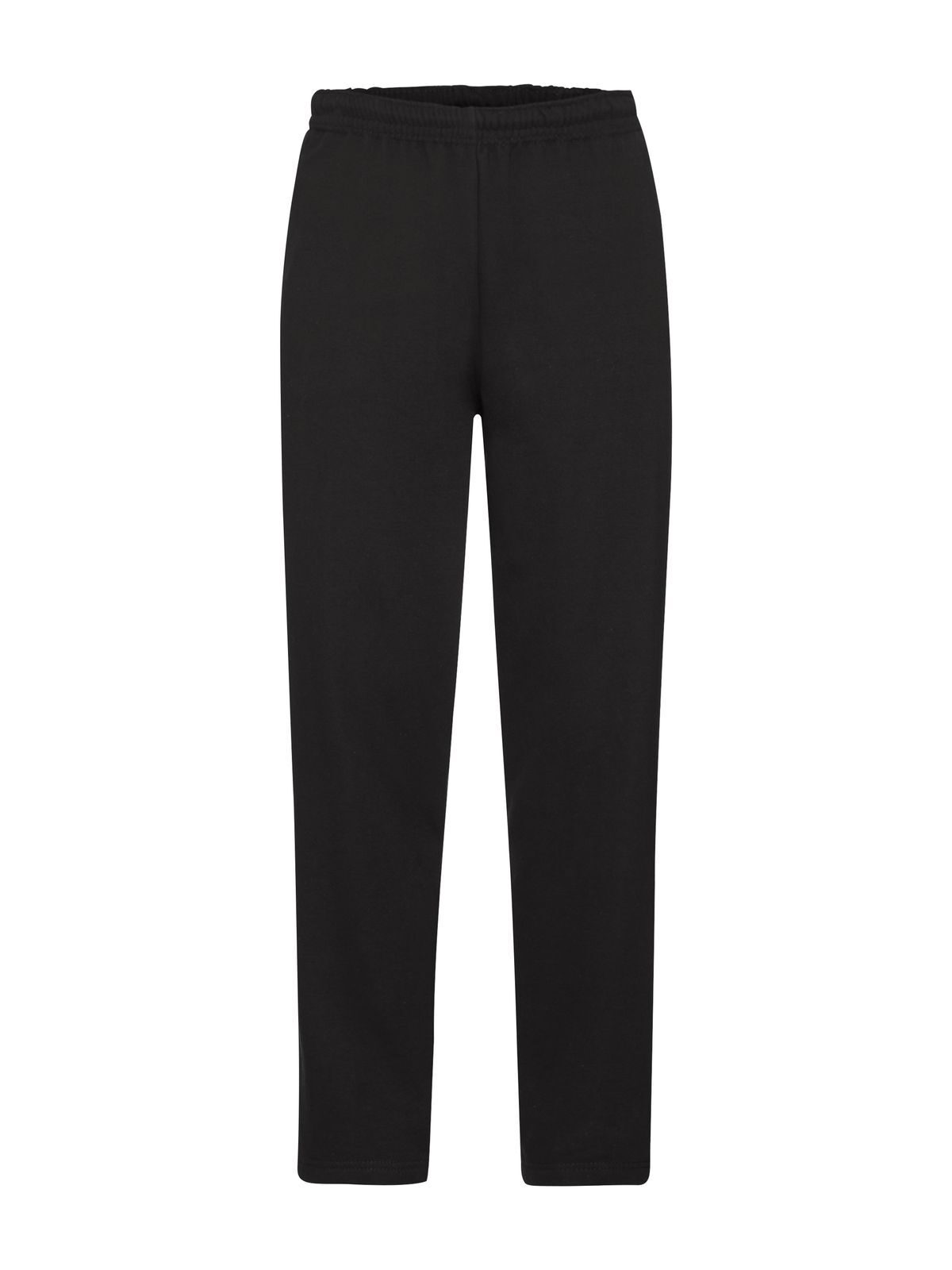 Classic Open Hem Jog Pants - 36 - Black