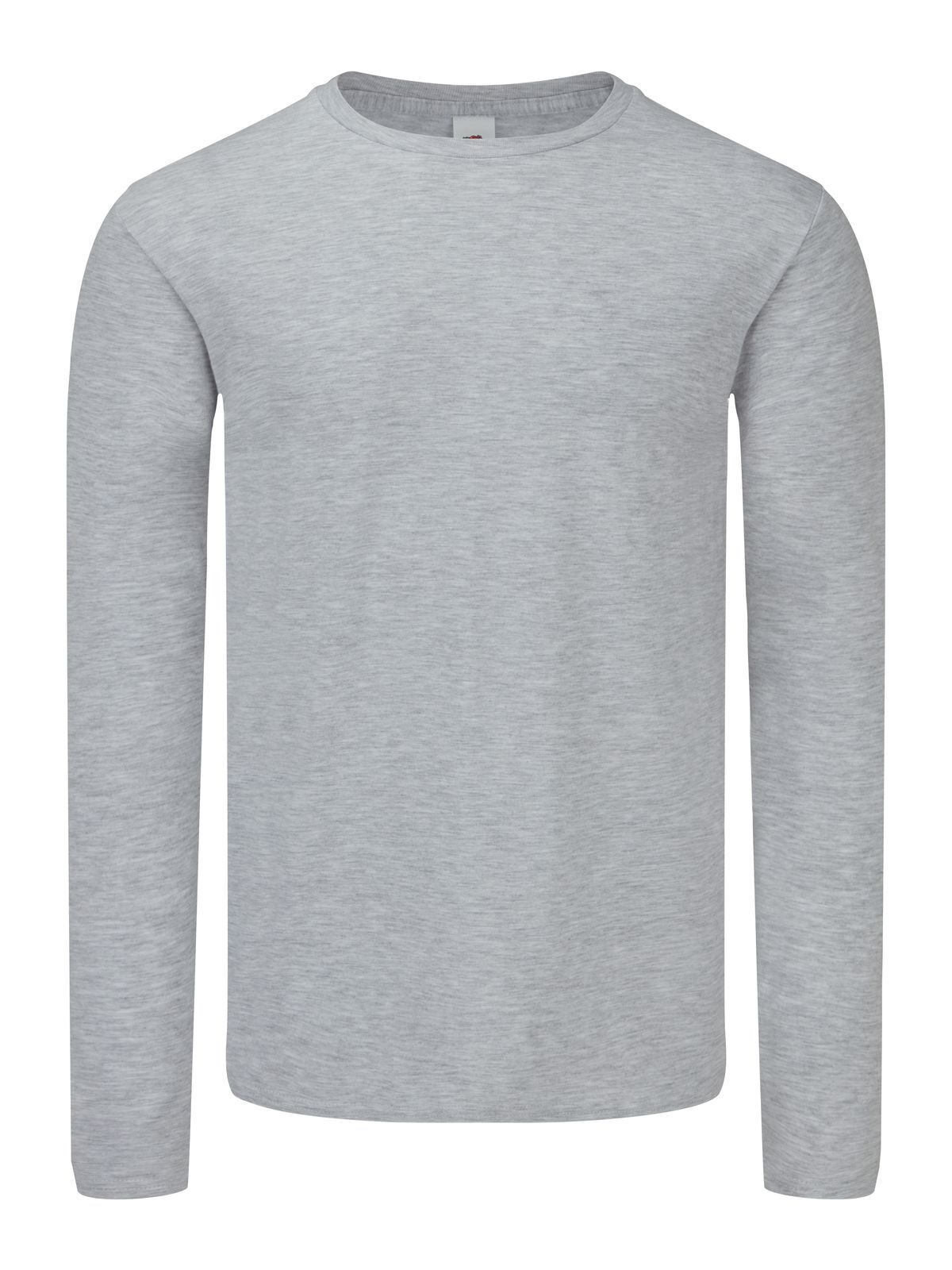 T-shirt iconique à manches longues 150 - 94 - Gris chiné