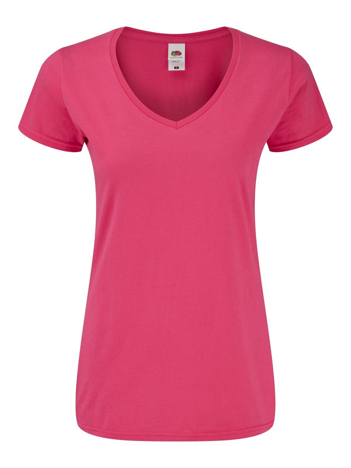 Ladies´ Iconic 150 V Neck T - 57 - Fuchsia