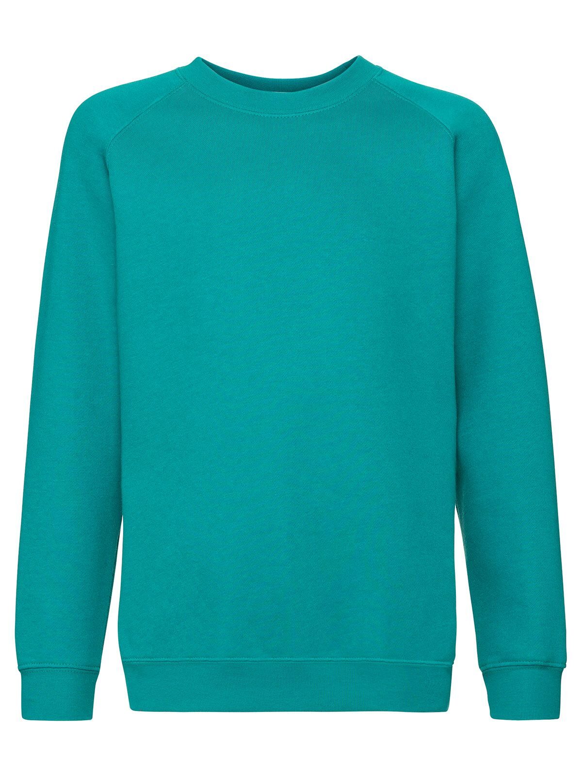 Sweat-shirt raglan premium pour enfants - 77 - Émeraude