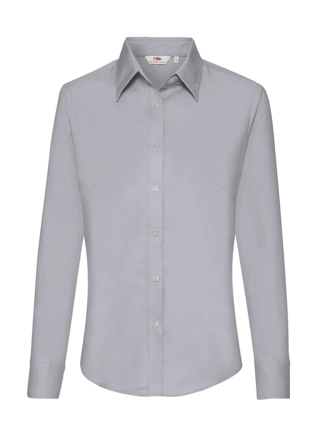 Chemise Oxford à manches longues pour femme - 114 - Gris Oxford