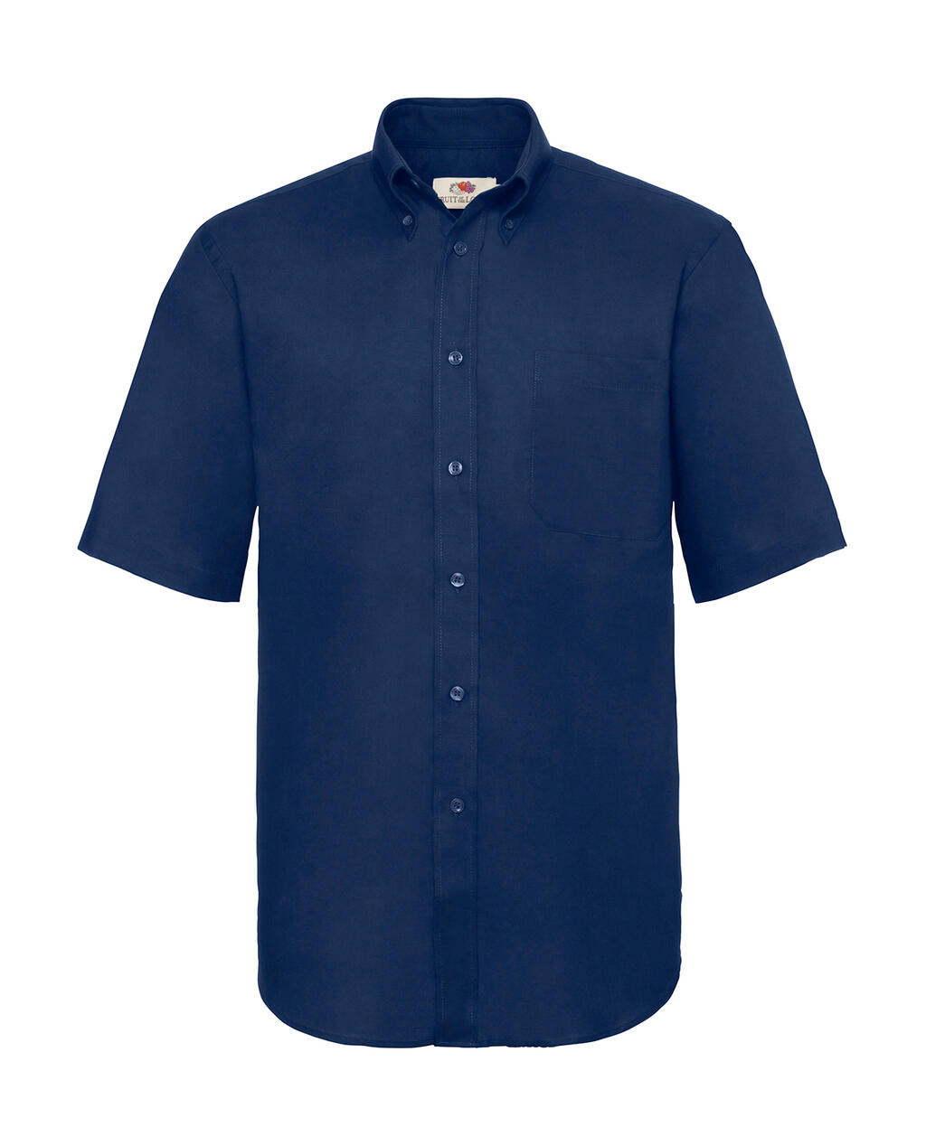 Camicia uomo Oxford maniche corte - 32 - Navy