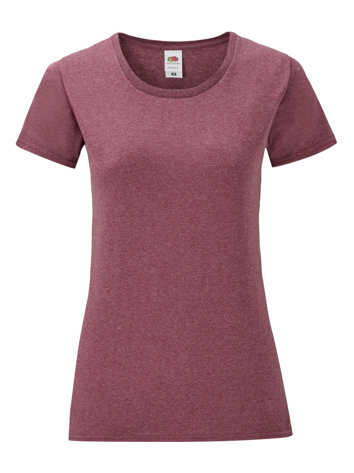 Ladies´ Iconic T - H1 - Heather Burgundy