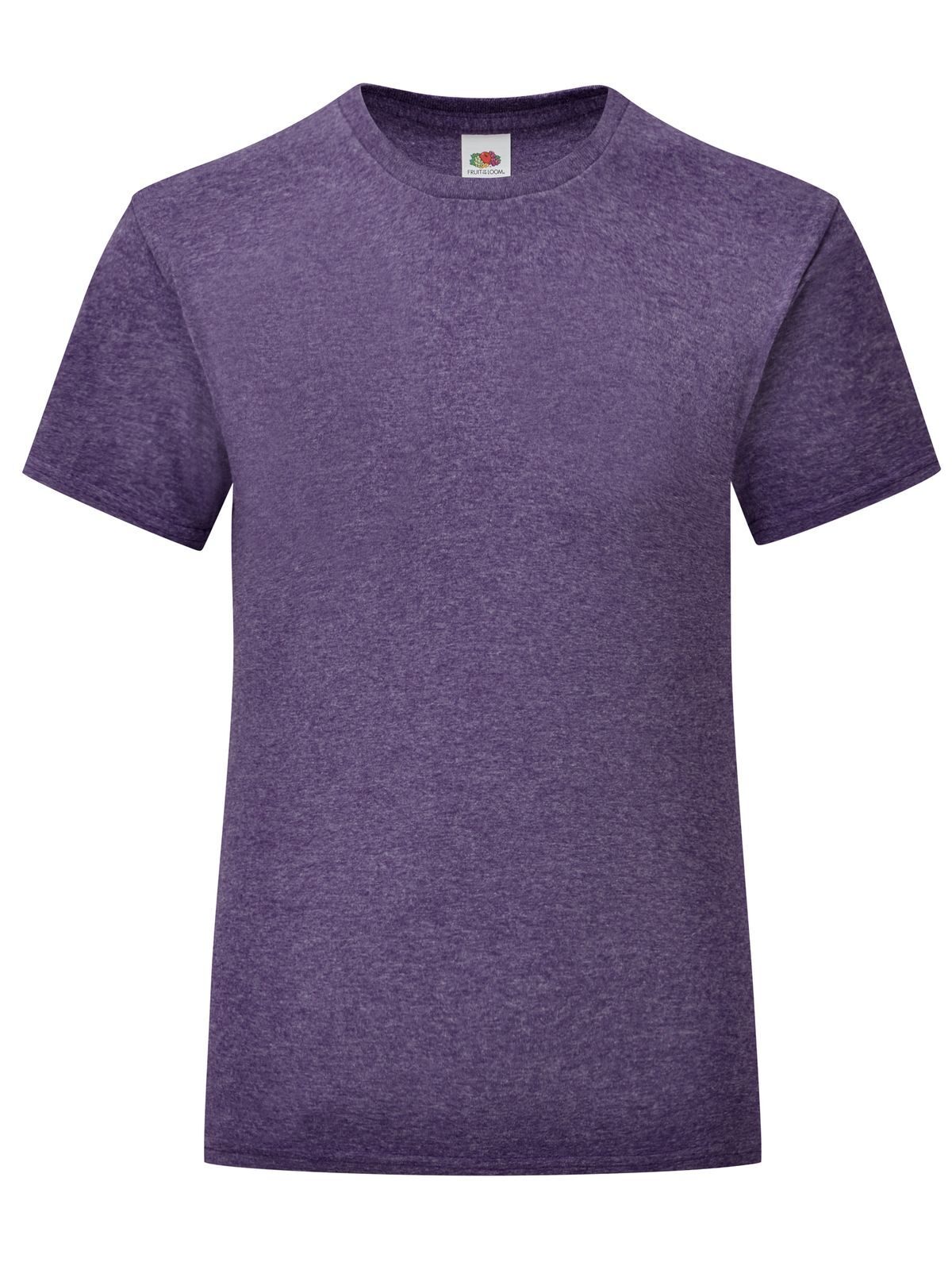 Girls Iconic T - HP - Heather Purple