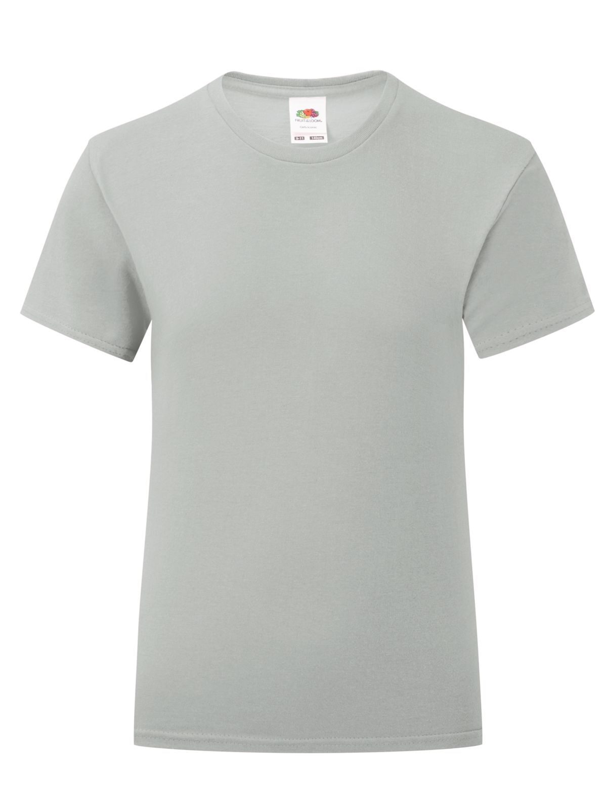 Girls Iconic T - XW - Zinc