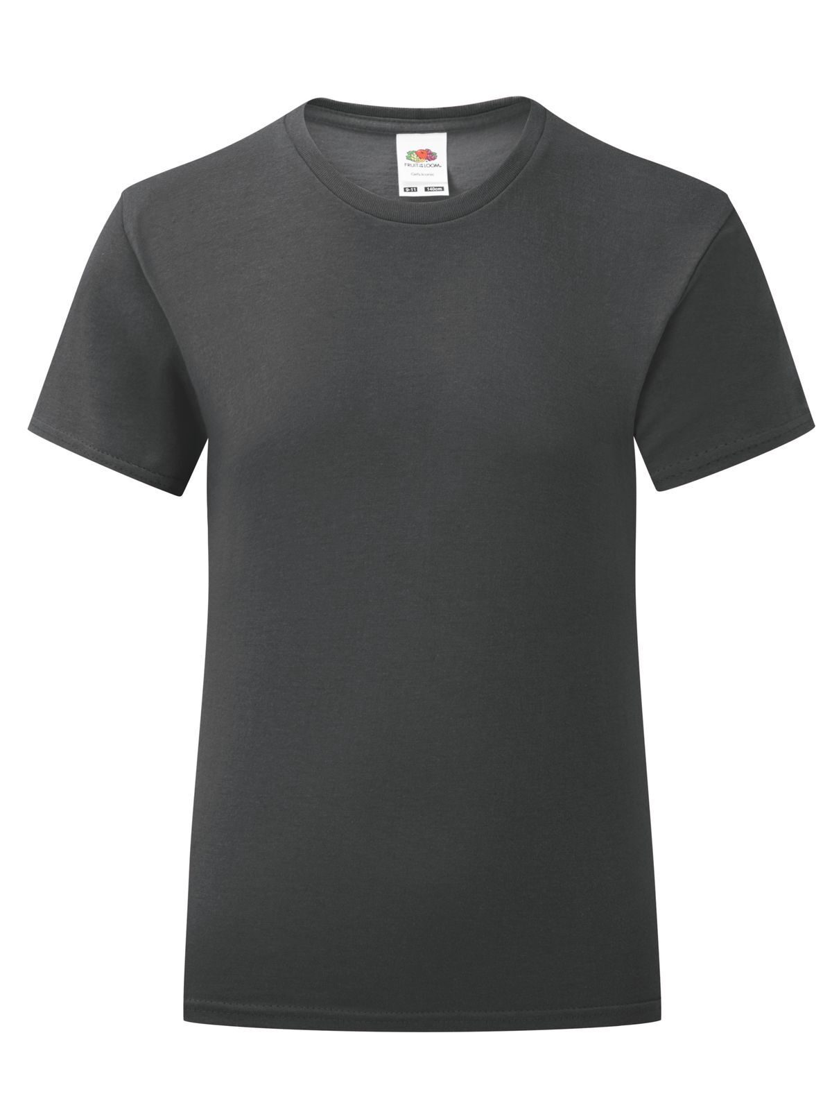 Girls Iconic T - GL - Light Graphite