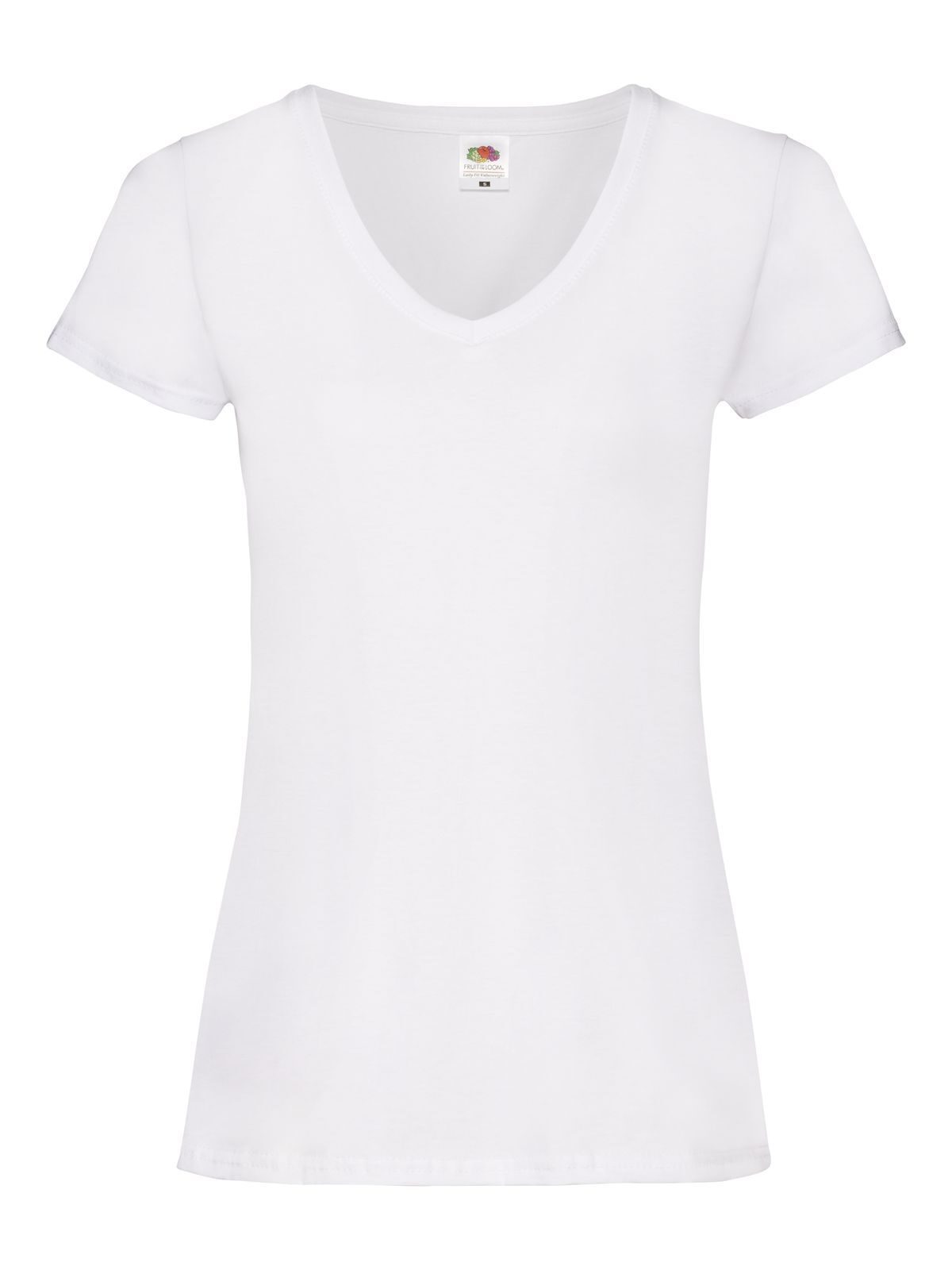 Ladies´ Valueweight V Neck T - 30 - White