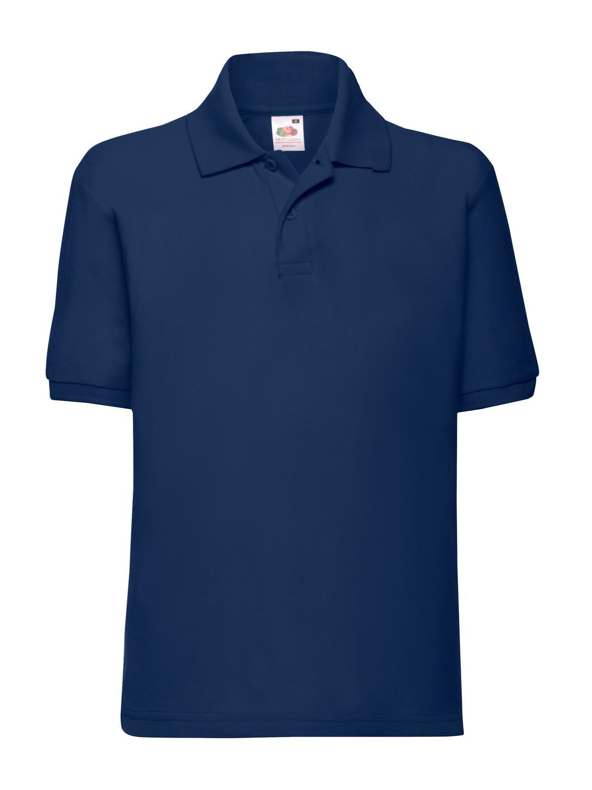 Kinder-Polohemd 65/35 - 32 - Marineblau
