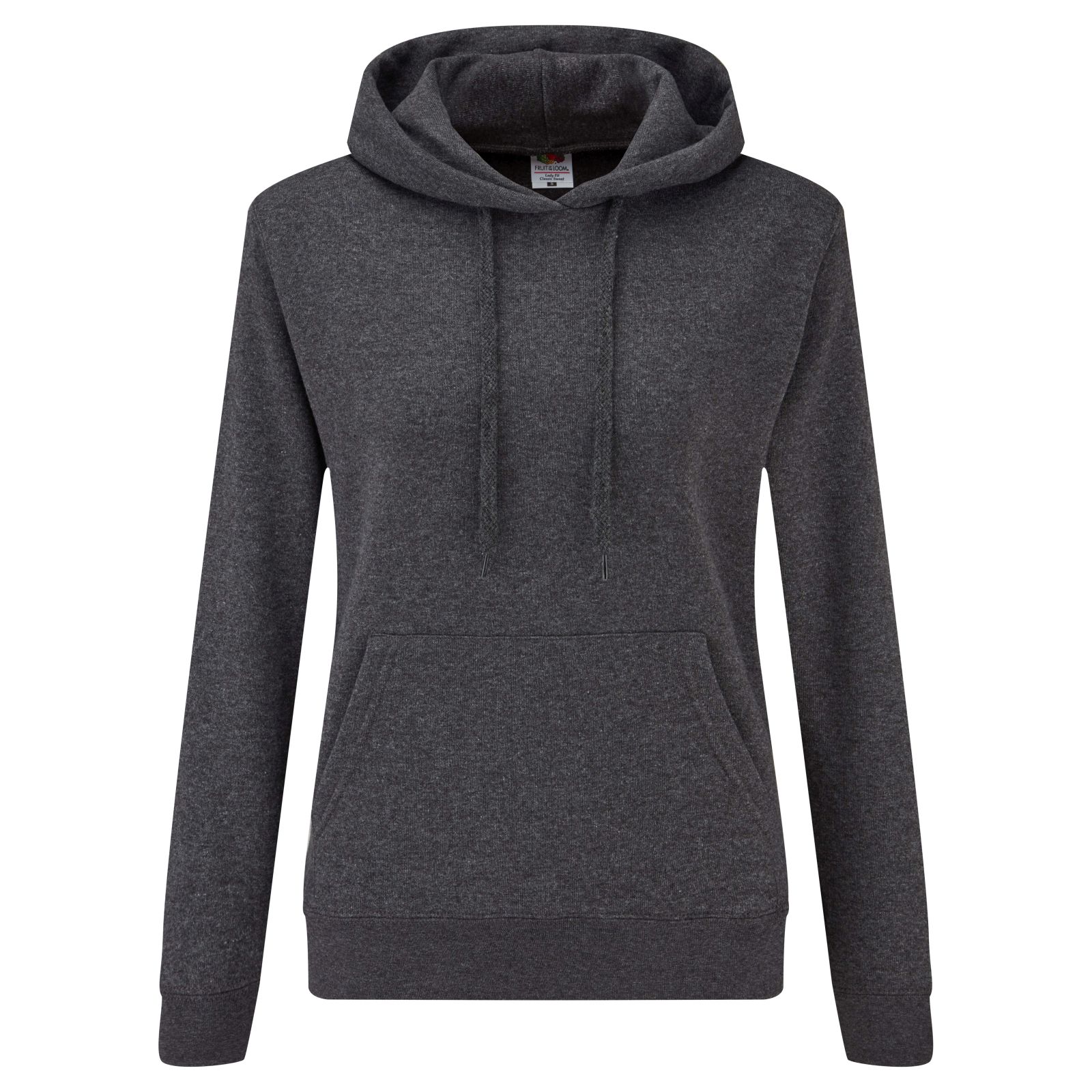 Ladies´ Classic Hooded Sweat - HD - Dark Heather Grey