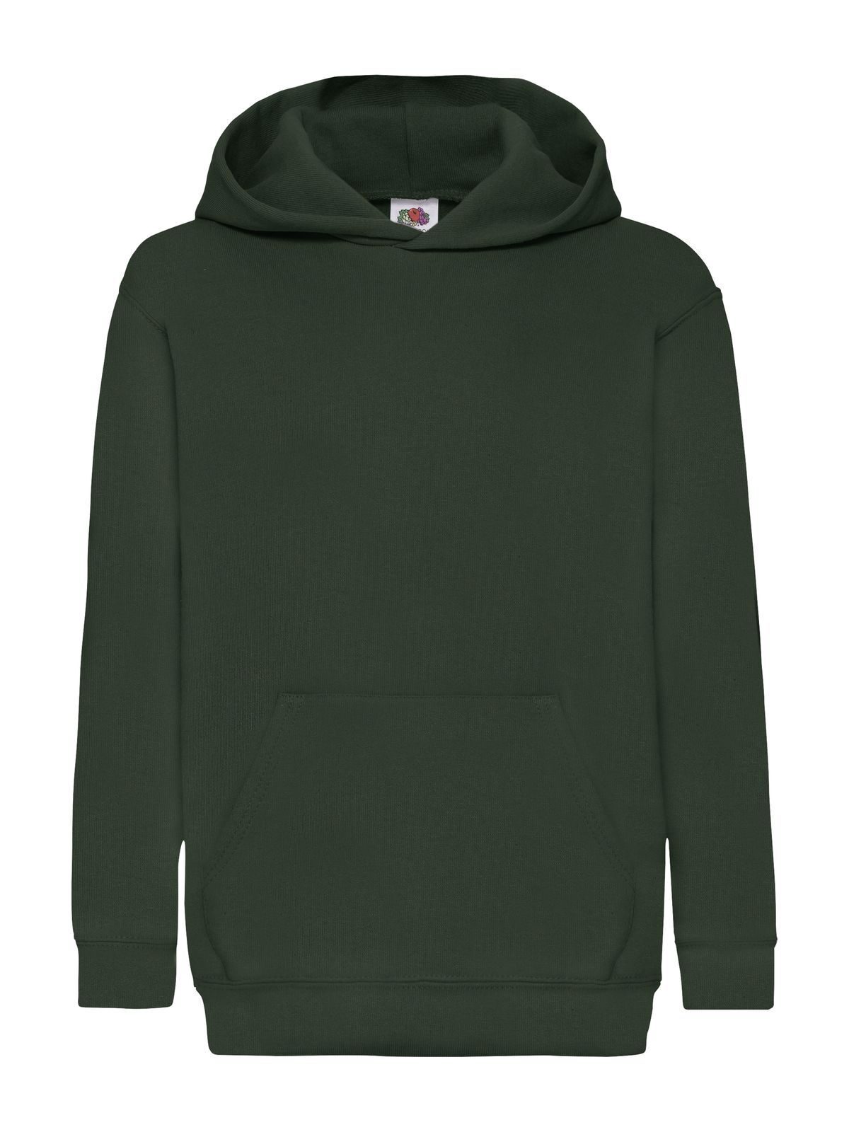 Klassischer Kapuzenpullover für Kinder - 38 - Flaschengrün