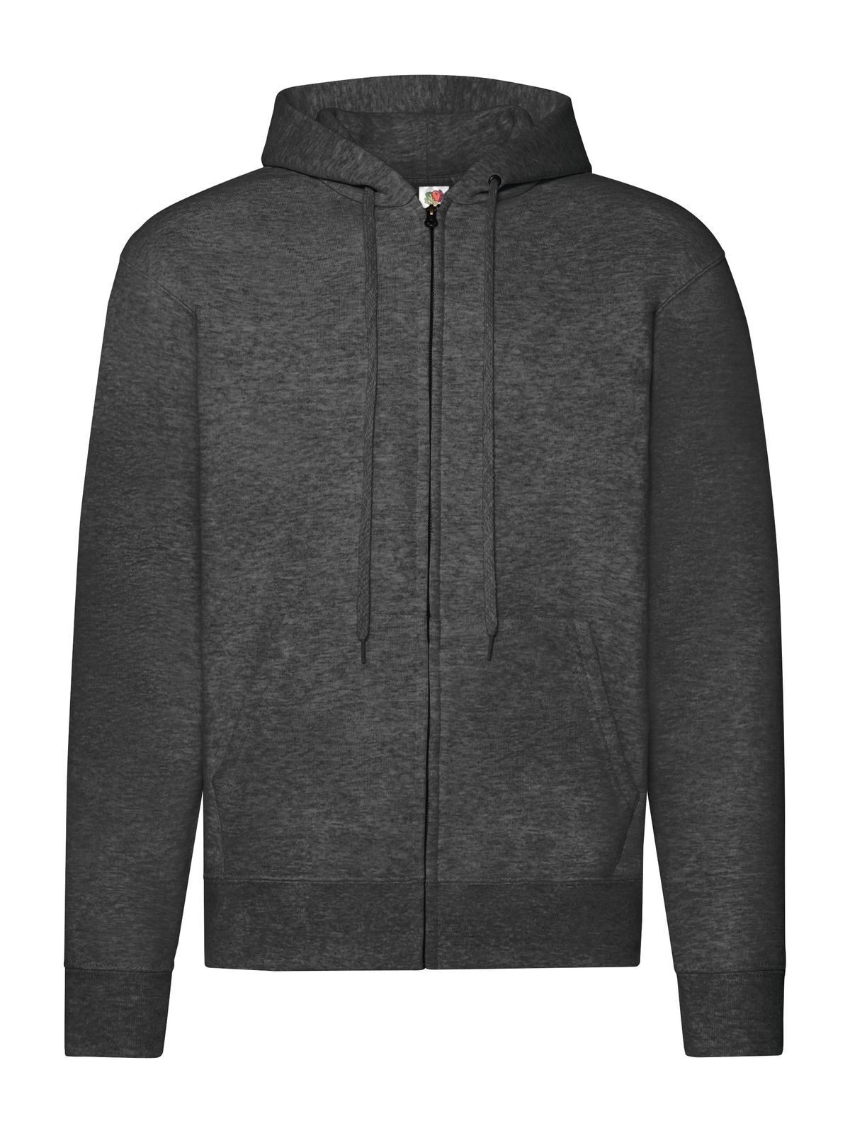 Veste de survêtement classique à capuche - HD - Gris chiné foncé