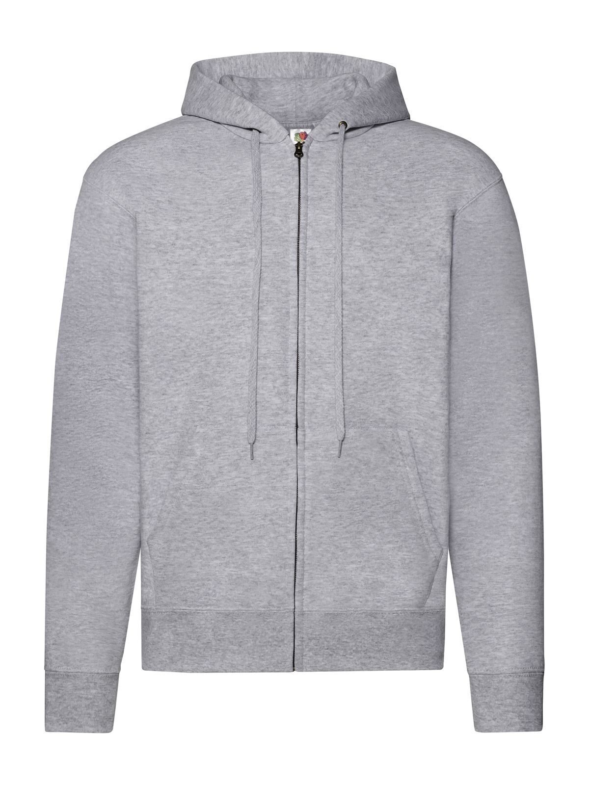 Veste de survêtement classique à capuche - 94 - Gris chiné
