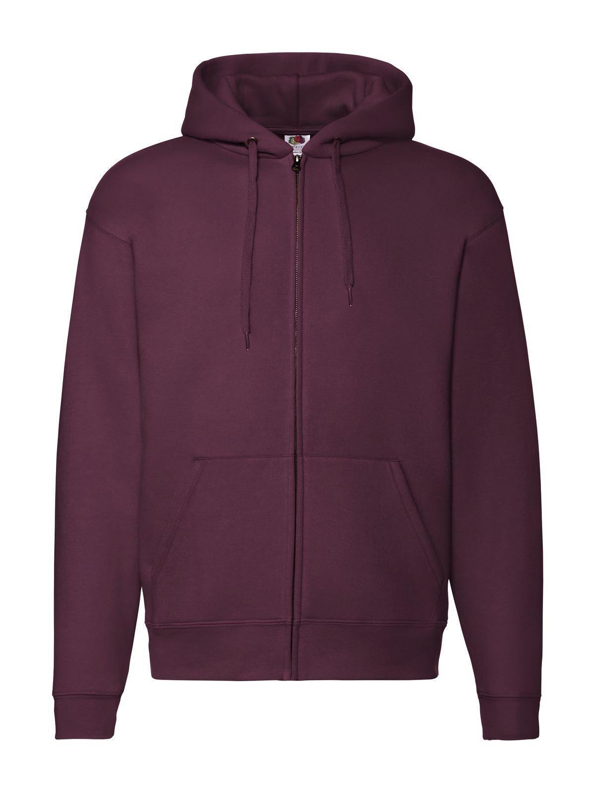 Premium Hooded Sweat Jacket - 41 - Burgundy