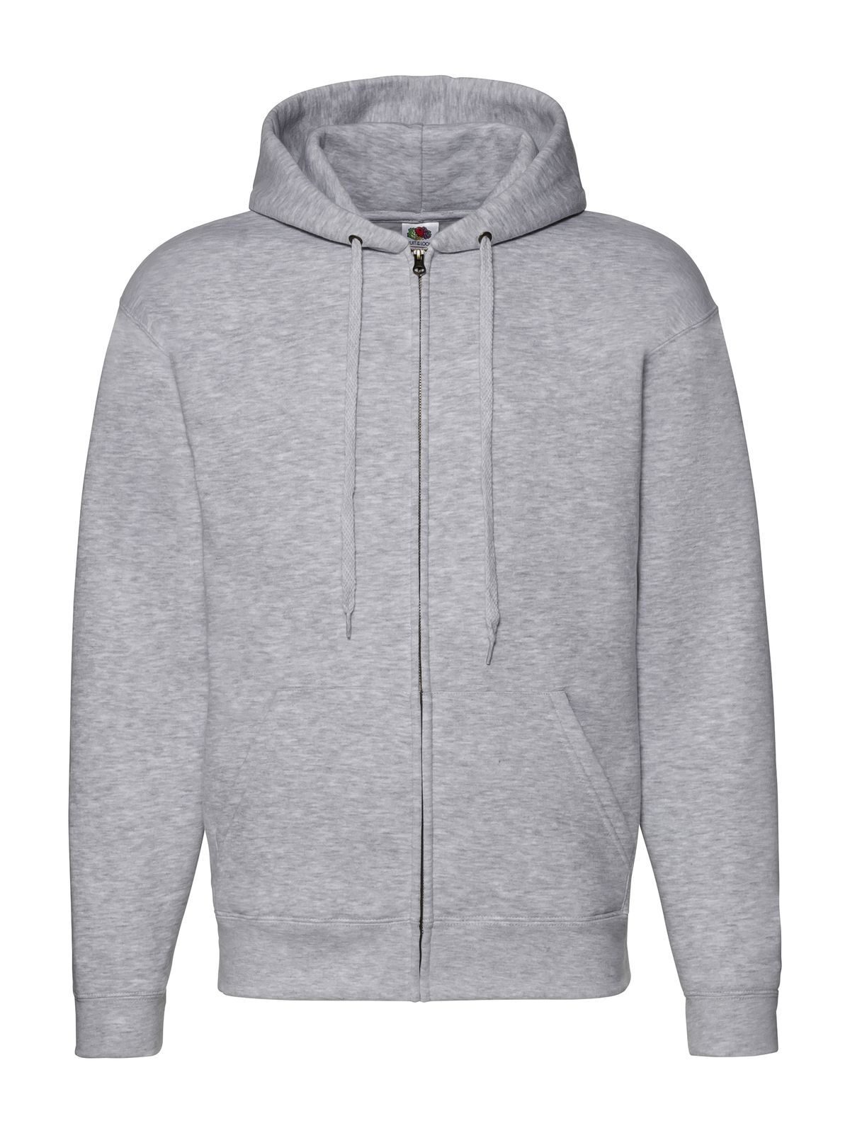 Premium Hooded Sweat Jacket - 94 - Heather Grey