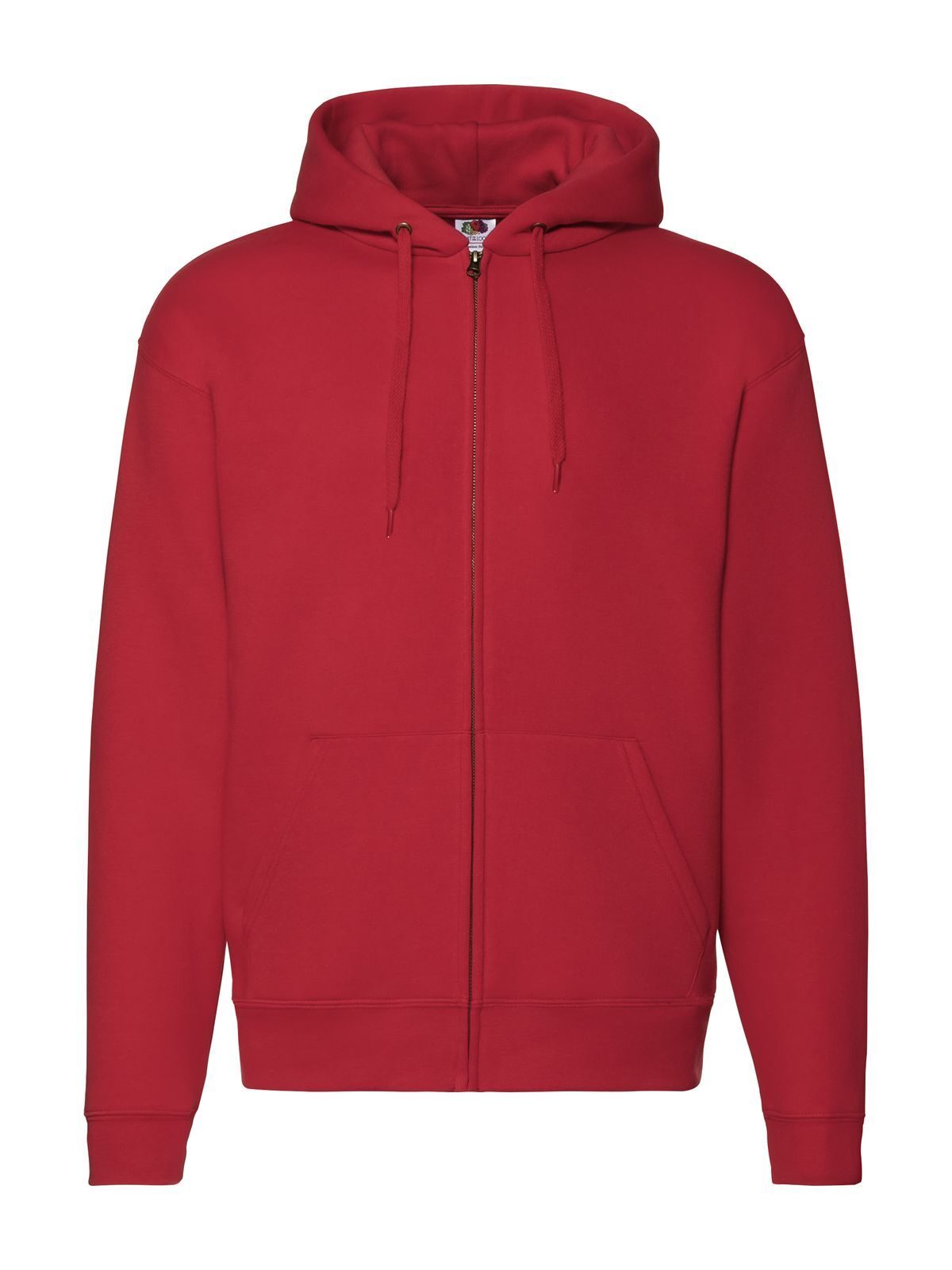 Premium Hooded Sweat Jacket - 40 - Red