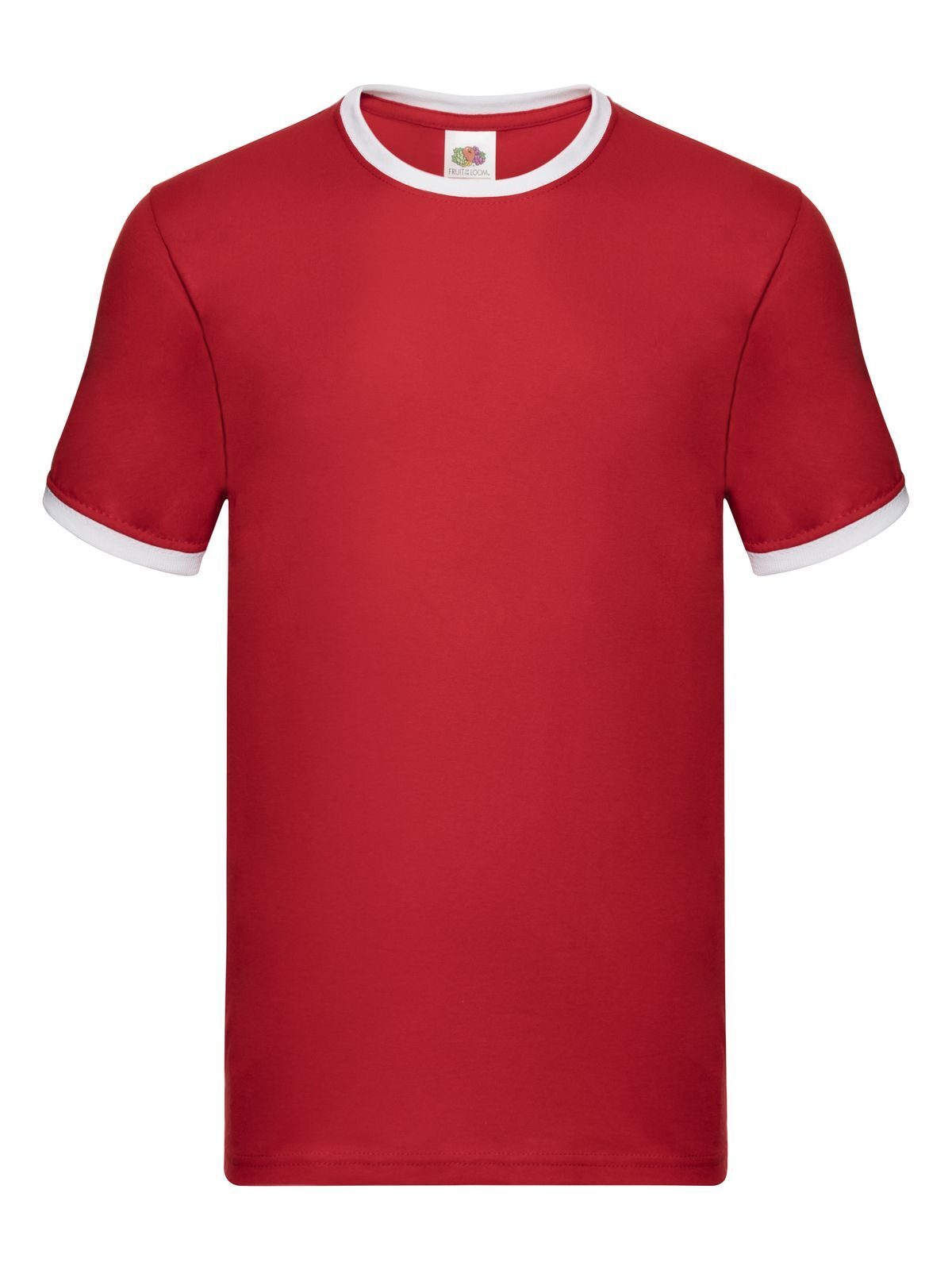 T-shirt à bordures contrastées - RW - Rouge