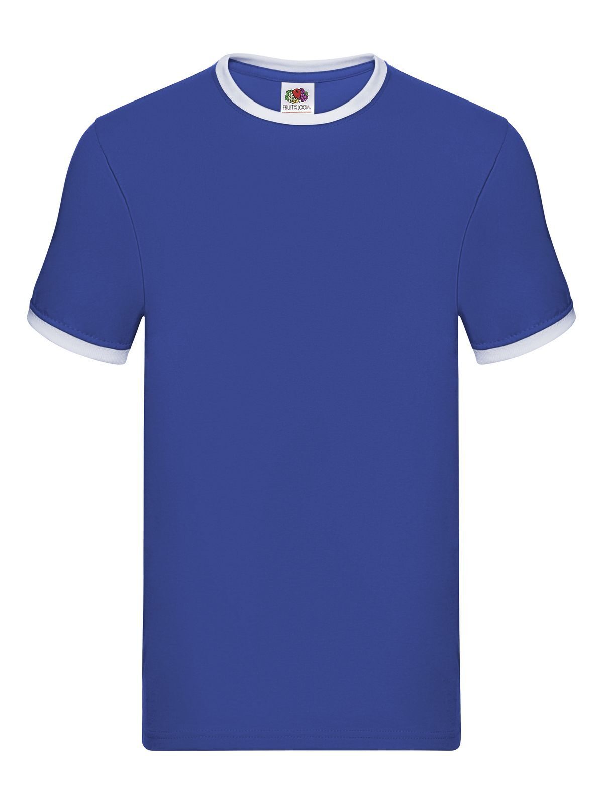 T-shirt à bordures contrastées - KB - Bleu royal