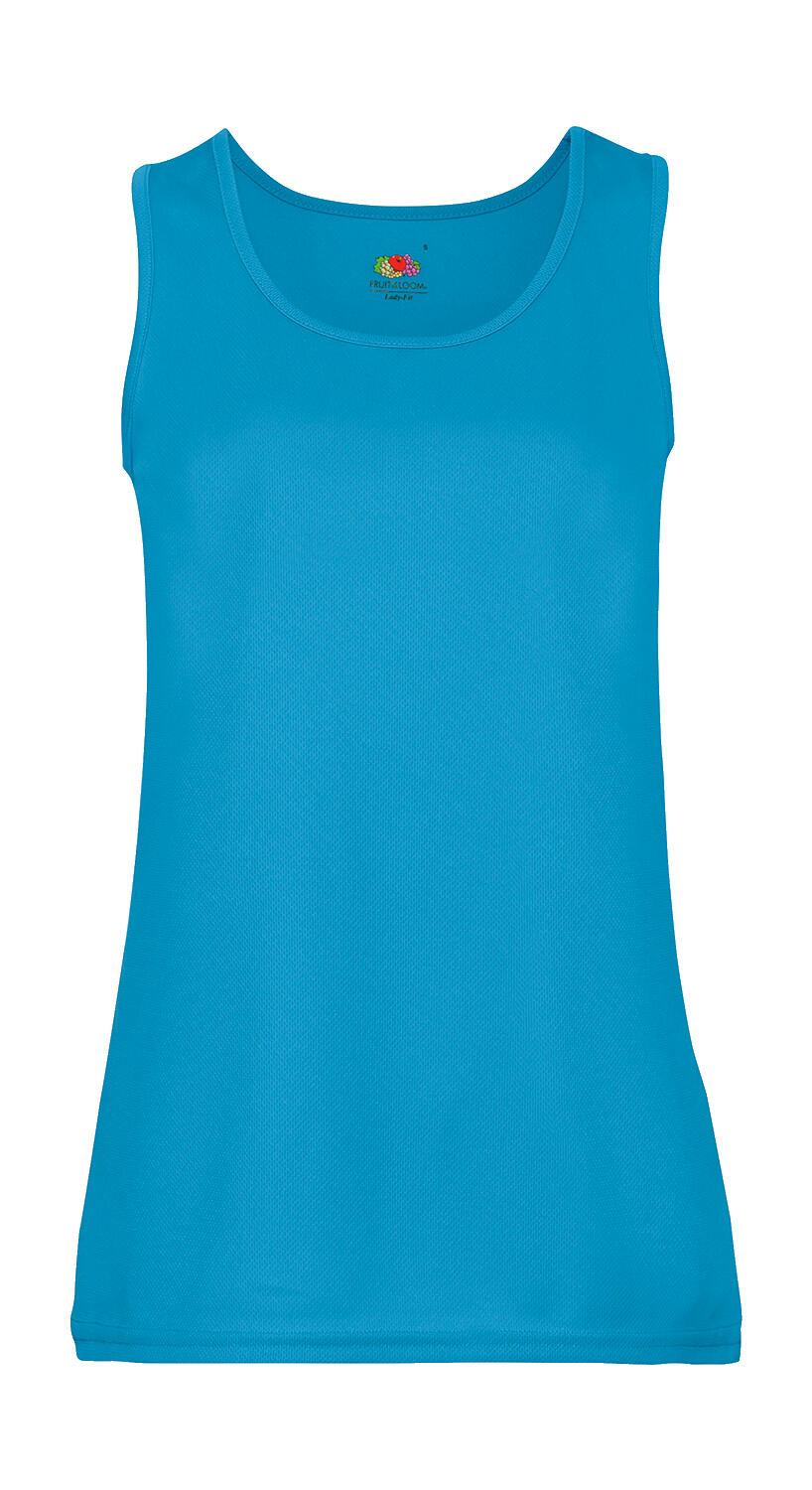 Ladies Performance Vest - ZU - Azure Blue