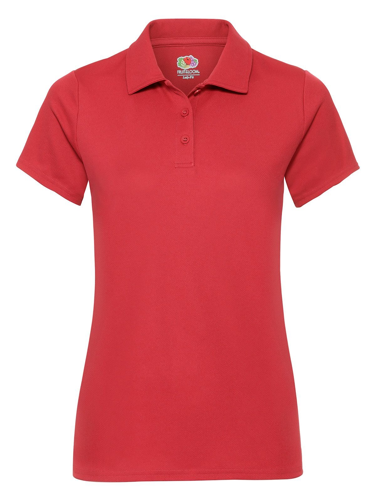Ladies Performance Polo - 40 - Red