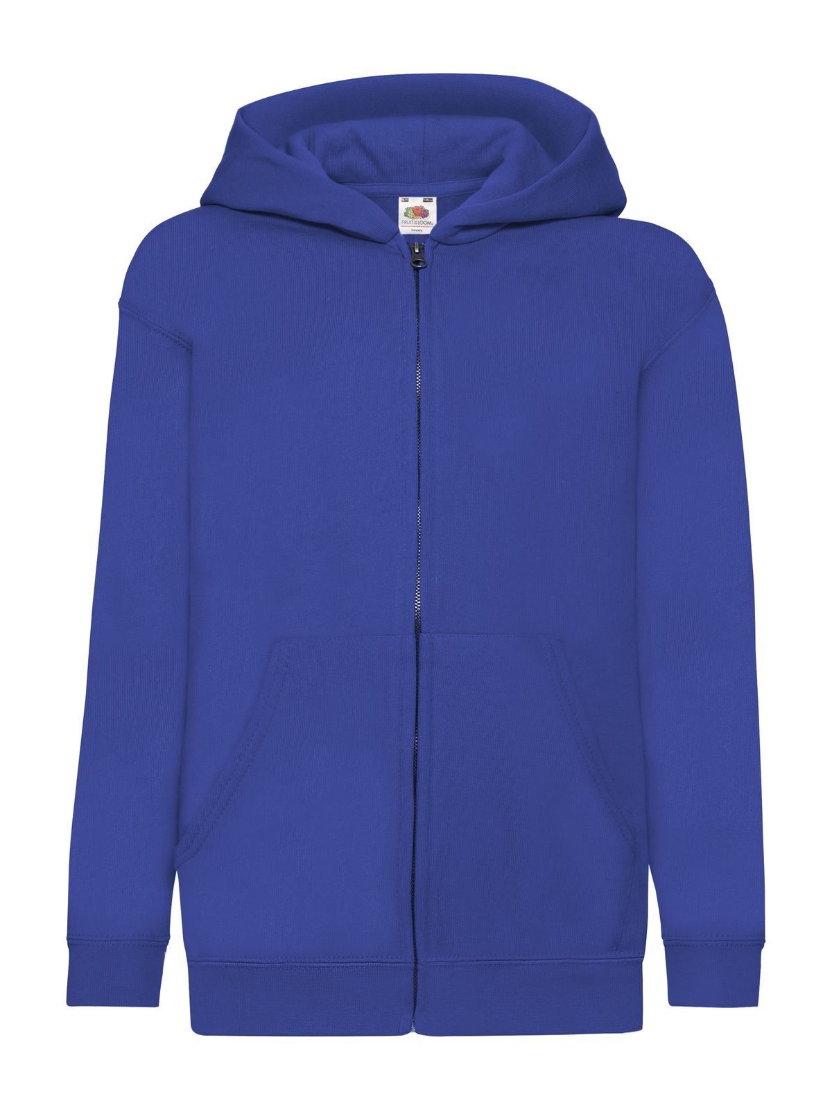 Sweat-shirt à capuche classique pour enfants avec longue fermeture éclair - 51 - Bleu royal