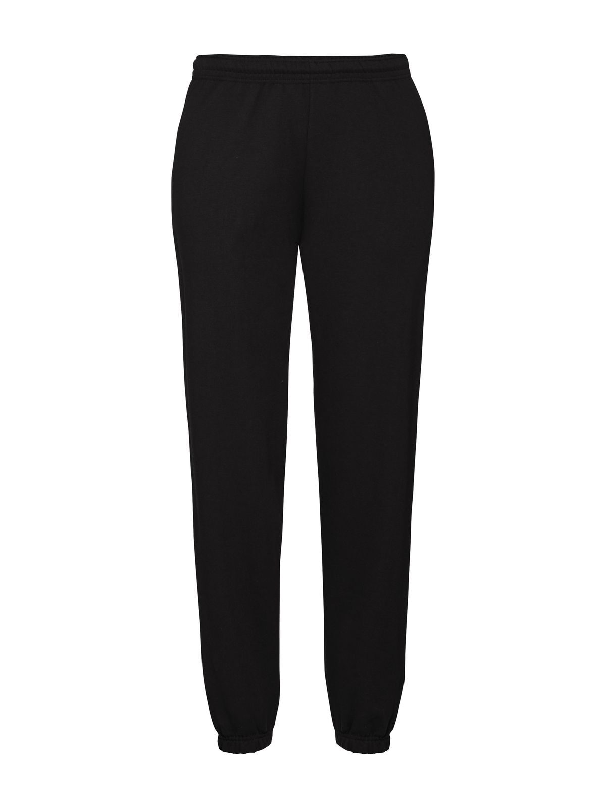 Pantalon de jogging classique à ourlet élastiqué - 36 - Noir