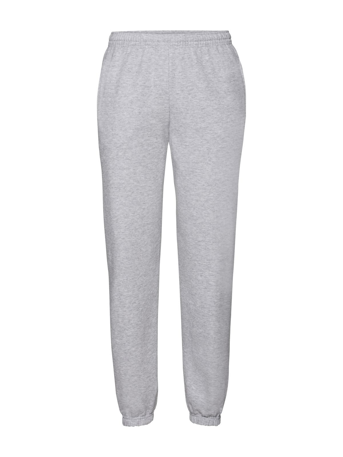 Pantalon de jogging classique à ourlet élastiqué - 94 - Gris chiné