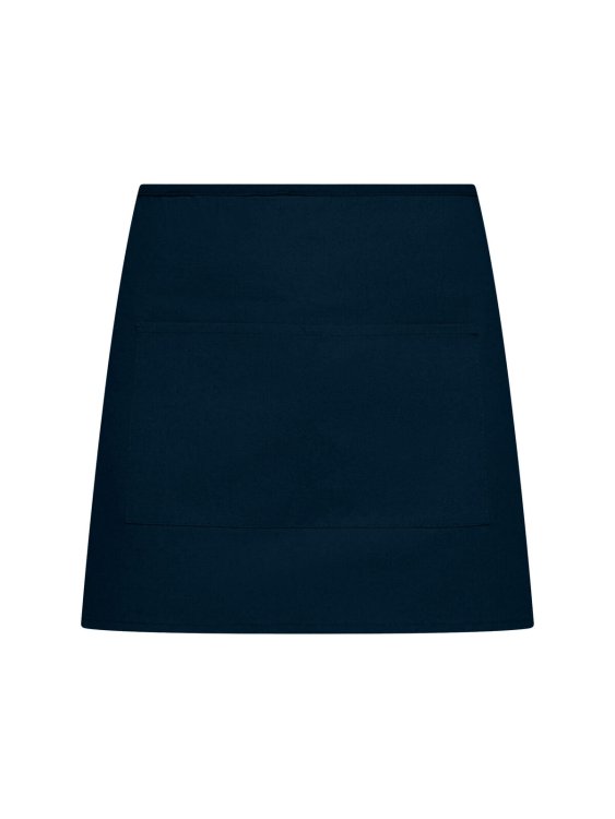 Basic Half Apron With Pocket - NY - Navy