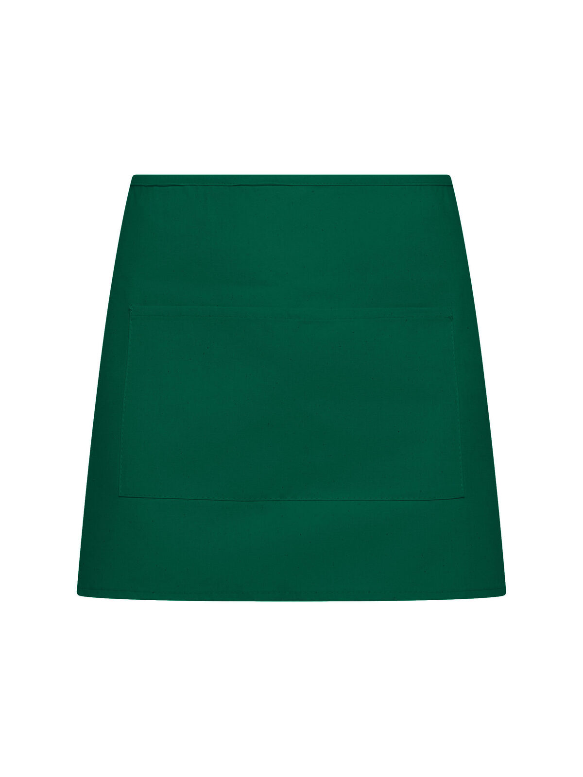 Einfache Halbschürze mit Tasche - BG - Flaschengrün