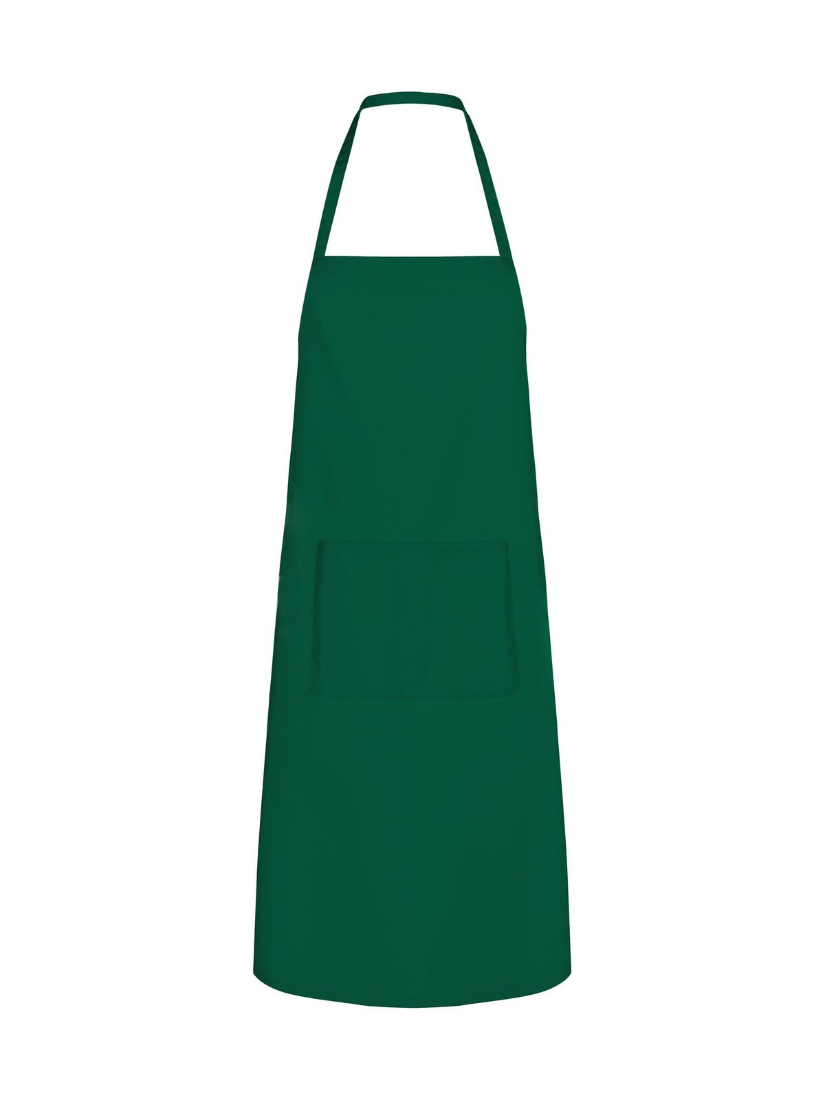 Basic Apron with Pocket - BG - Bottle green