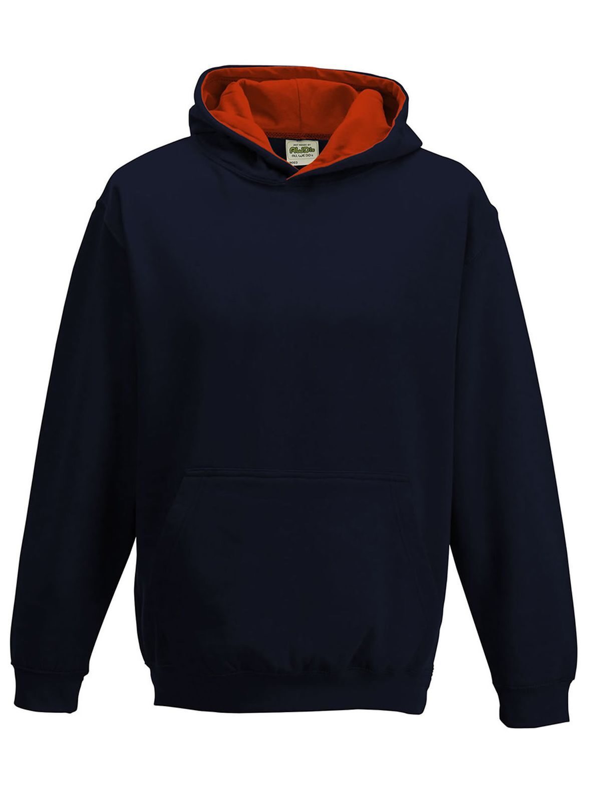 College-Hoodie für Kinder - NFNFIR - NFN-FIR – Französische Marine – Feuerrot