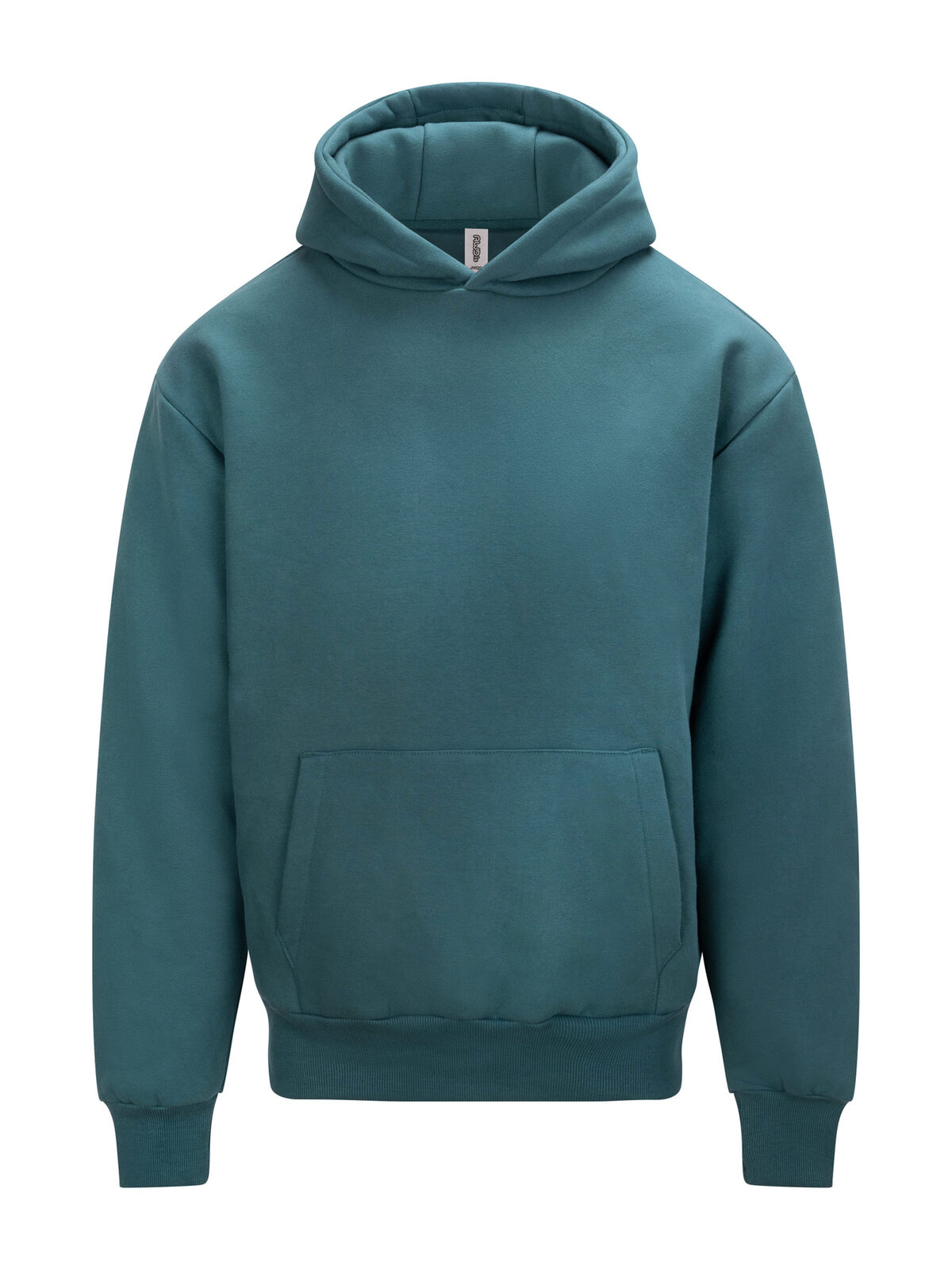 Sweat à capuche signature épais - TEA - Sarcelle