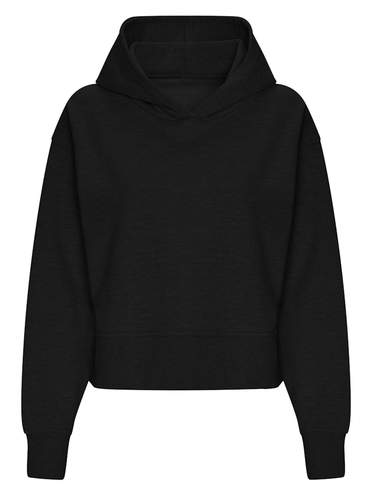 Women's Relaxed Hoodie - DBK - Deep Black