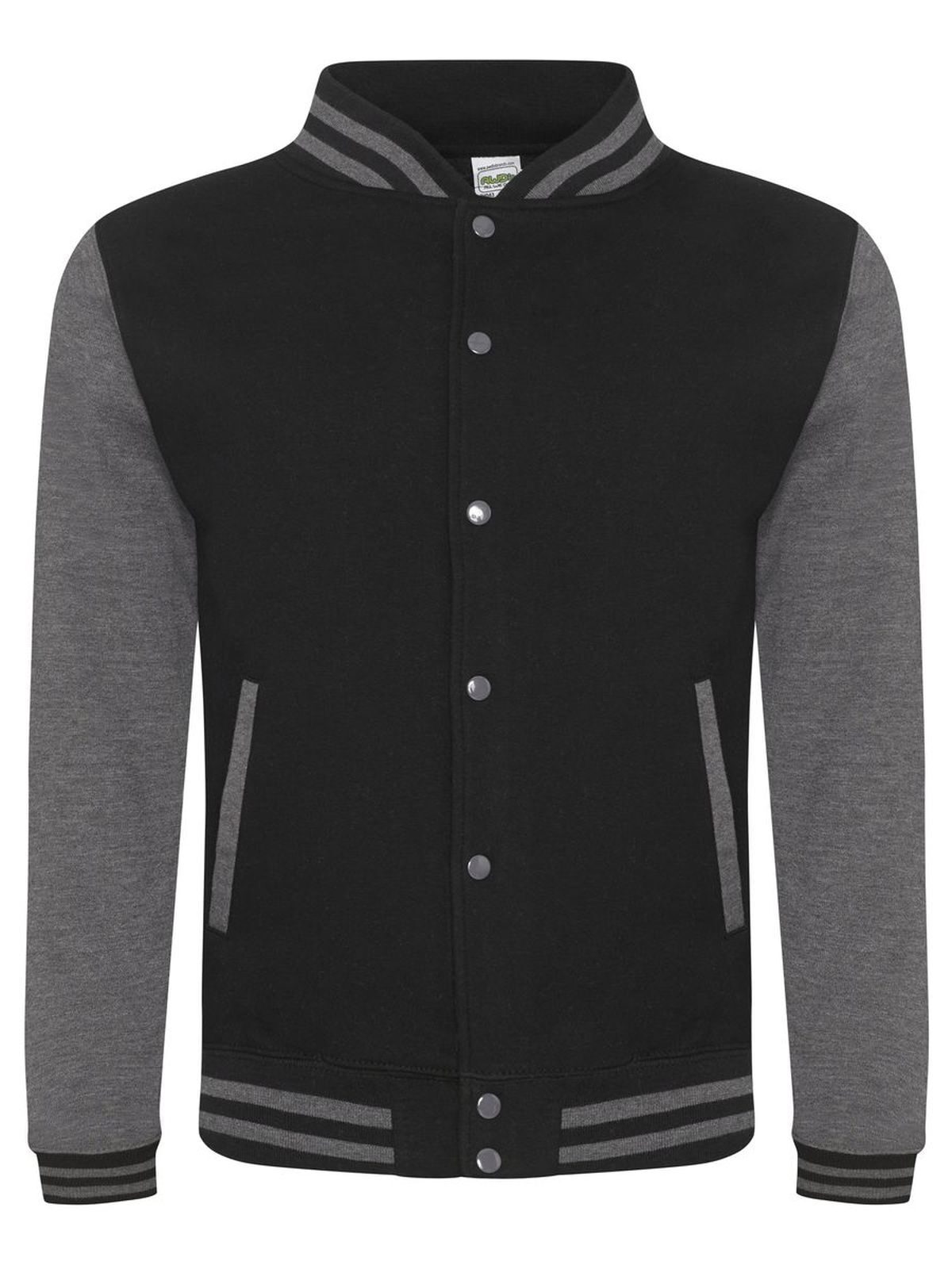 Varsity Jacket - Jbl/Cha - Jet Black/Charcoal